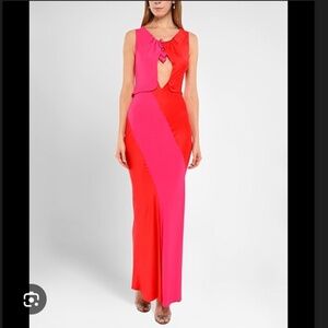 LANVIN Scoop Neck Long Dress